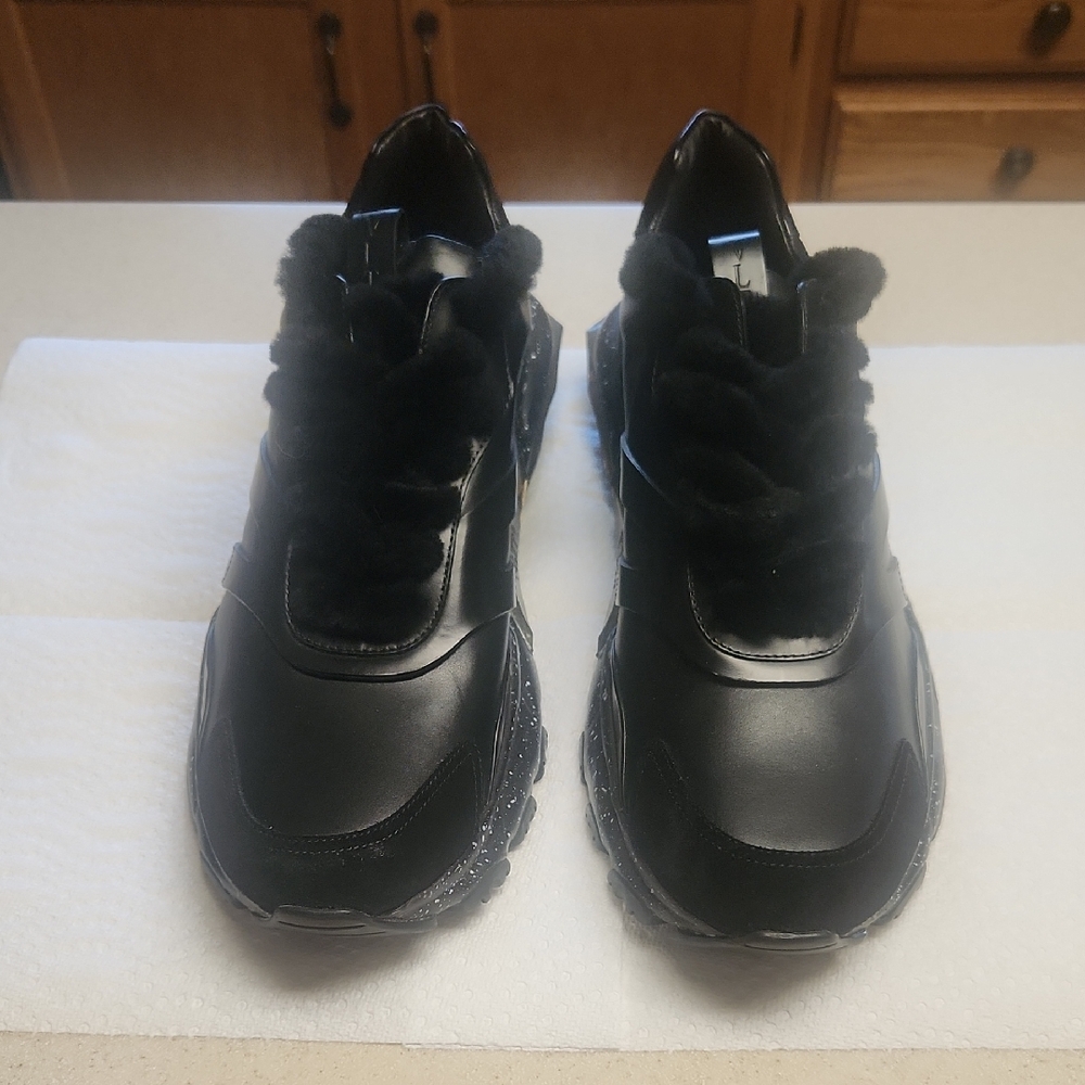 NWOT Valentino Garavani Black Bounce Sneakers, Men's Size 13